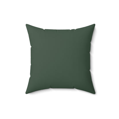 Faux Suede Throw Pillow - Forest Oliva