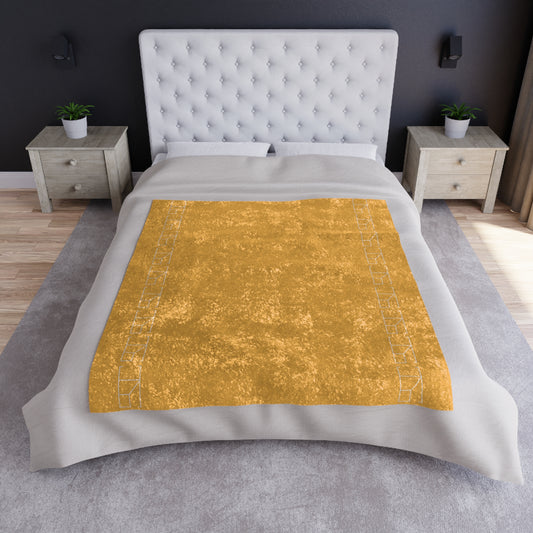 Velveteen Blanket - Hunyadi Orange