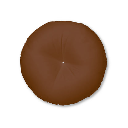 Round Tufted Floor Pillow - Cioccolata