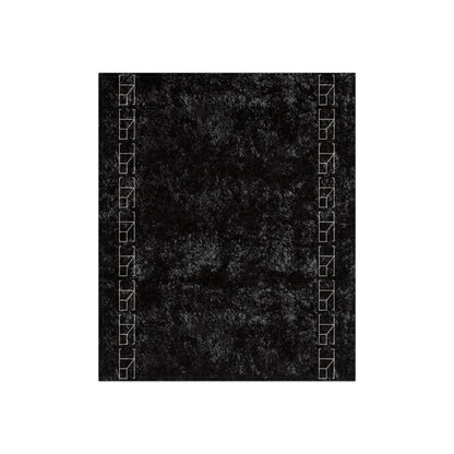 Velveteen Blanket - Obsidian Noir