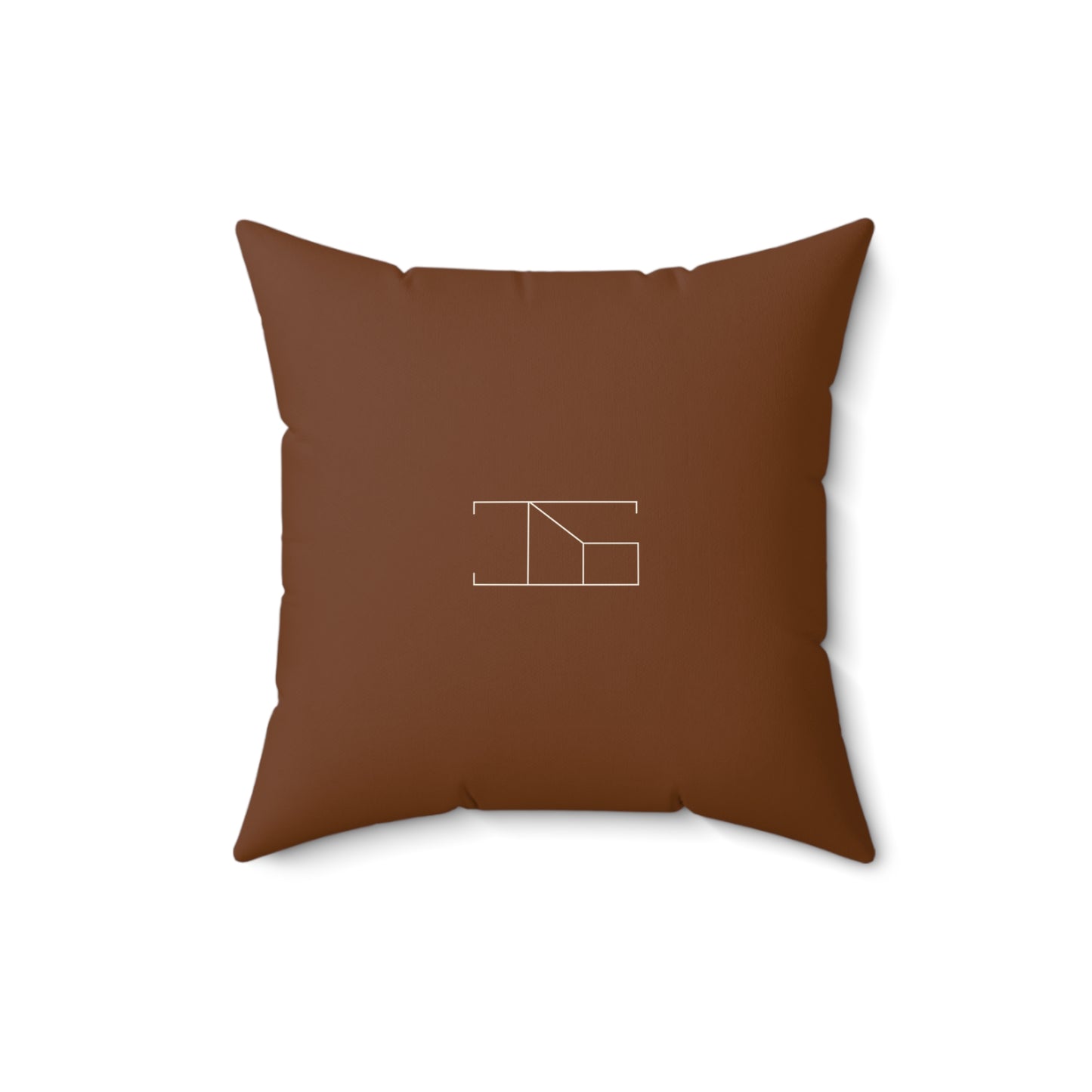 Faux Suede Throw Pillow - Cioccolata