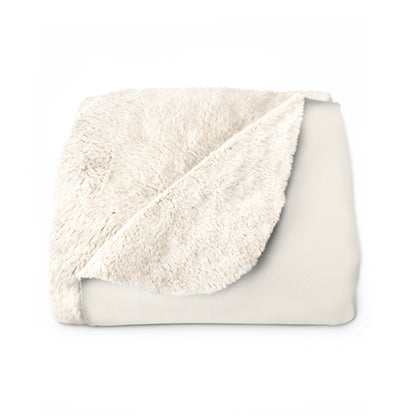 Sherpa Fleece Blanket - Bone White