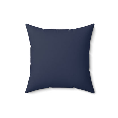 Faux Suede Throw Pillow - Night Cobalt