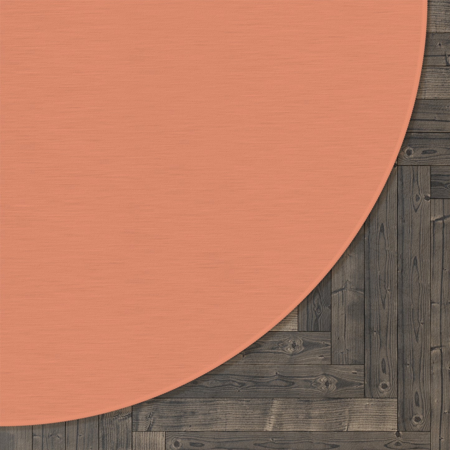 Round Rug - Tangerine