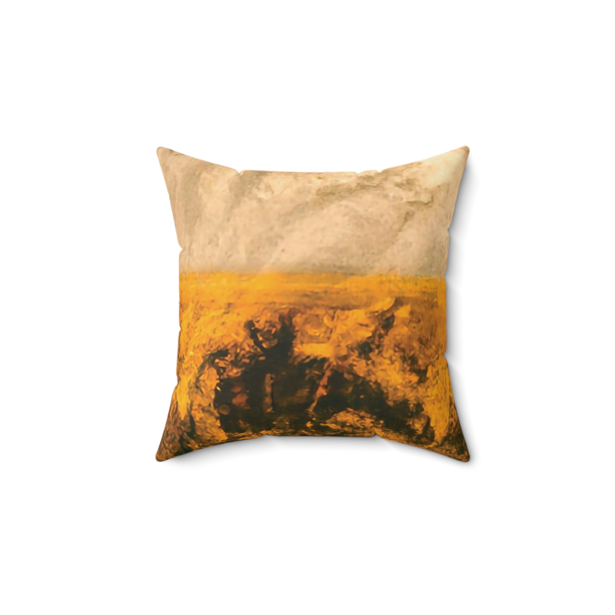 Gilded Twilight Collection - Faux Suede Square Throw Pillow