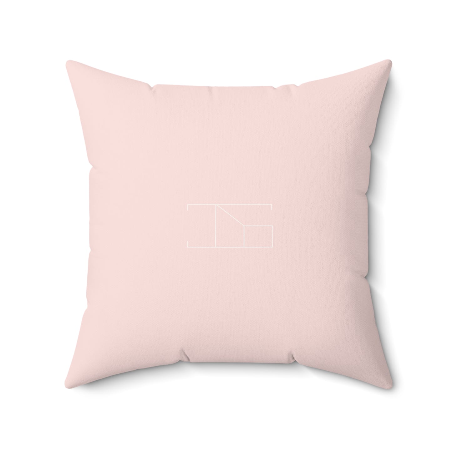 Faux Suede Throw Pillow - Misty Rose