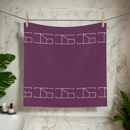 Face Towel - Plum Wine