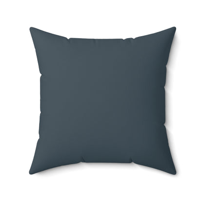 Faux Suede Throw Pillow - Charcoal