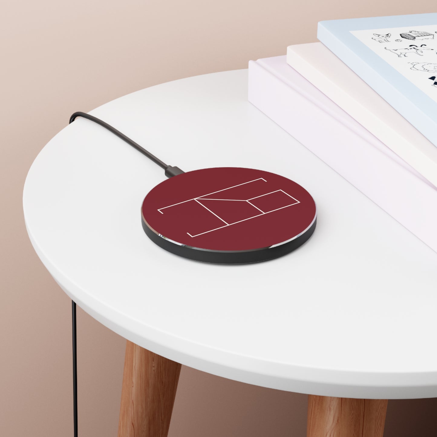 Wireless Charger - Burgundy