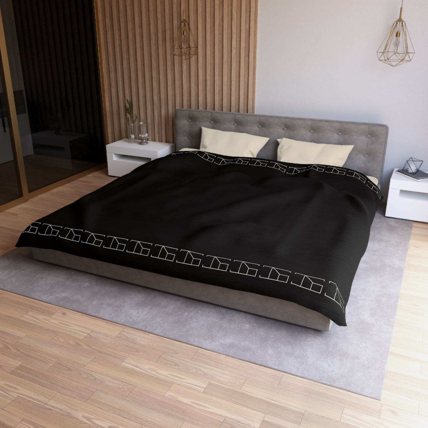 Duvet Cover - Obsidian Noir