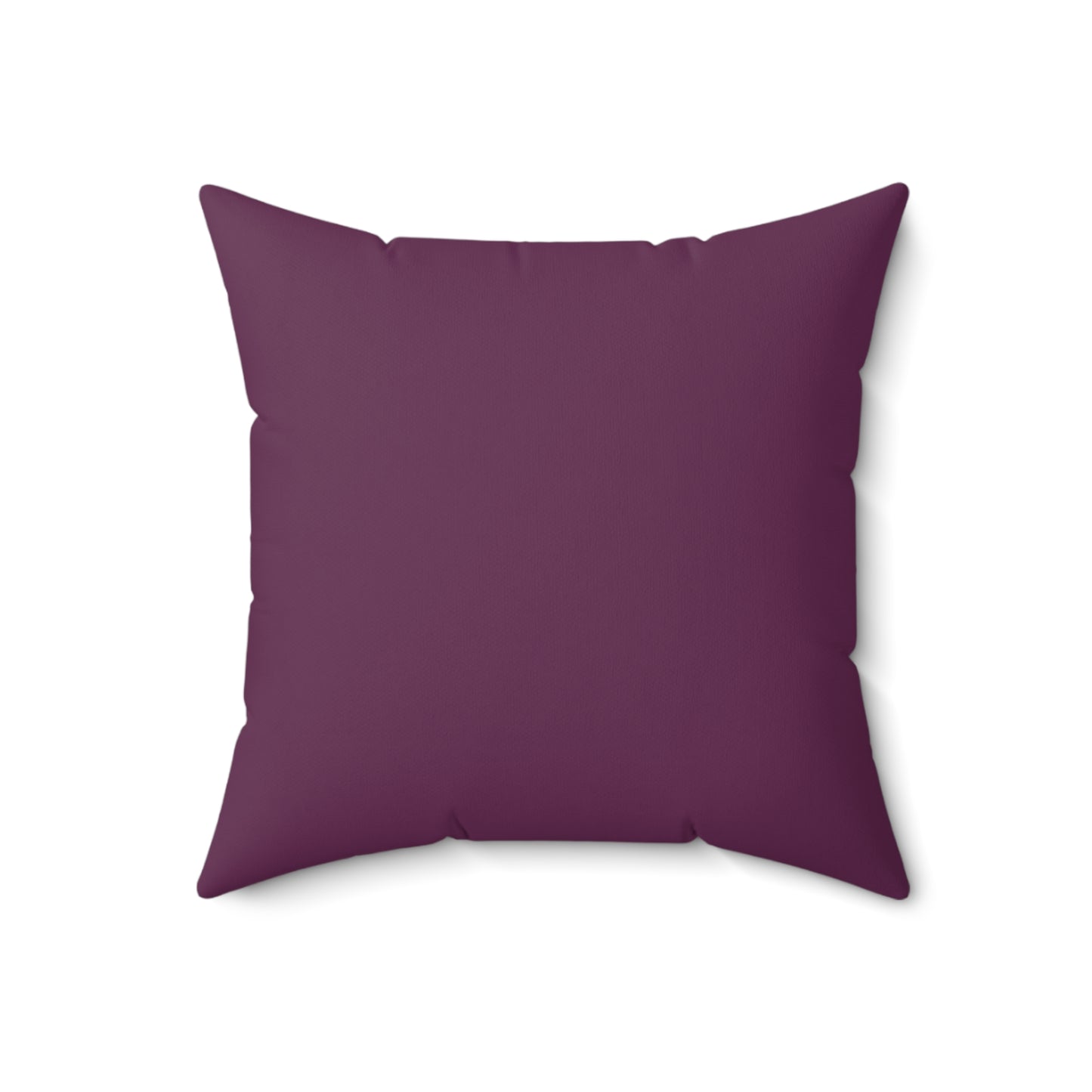 Faux Suede Throw Pillow - Plum Wine