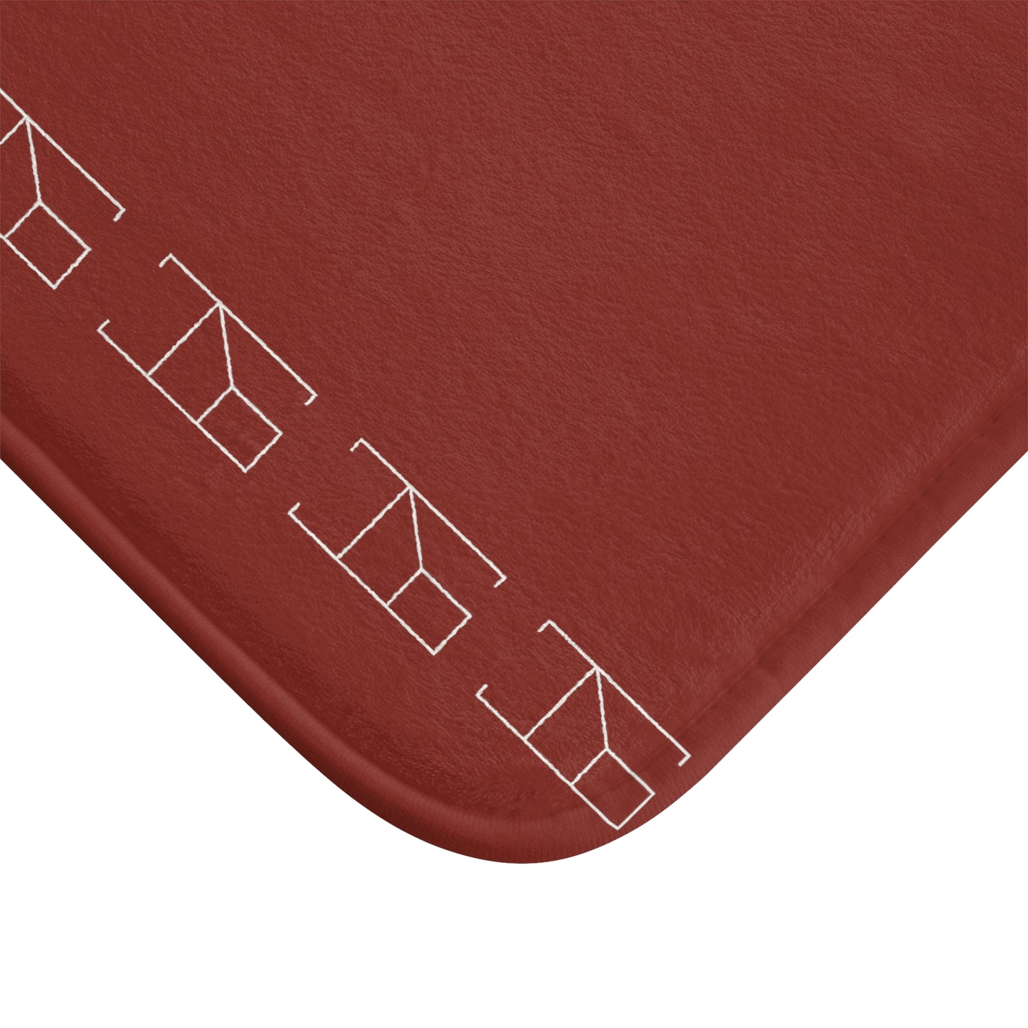 Memory Foam Bath Mat - Burnt Umber