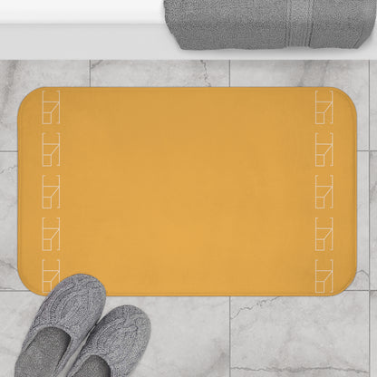 Memory Foam Bath Mat - Hunyadi Orange