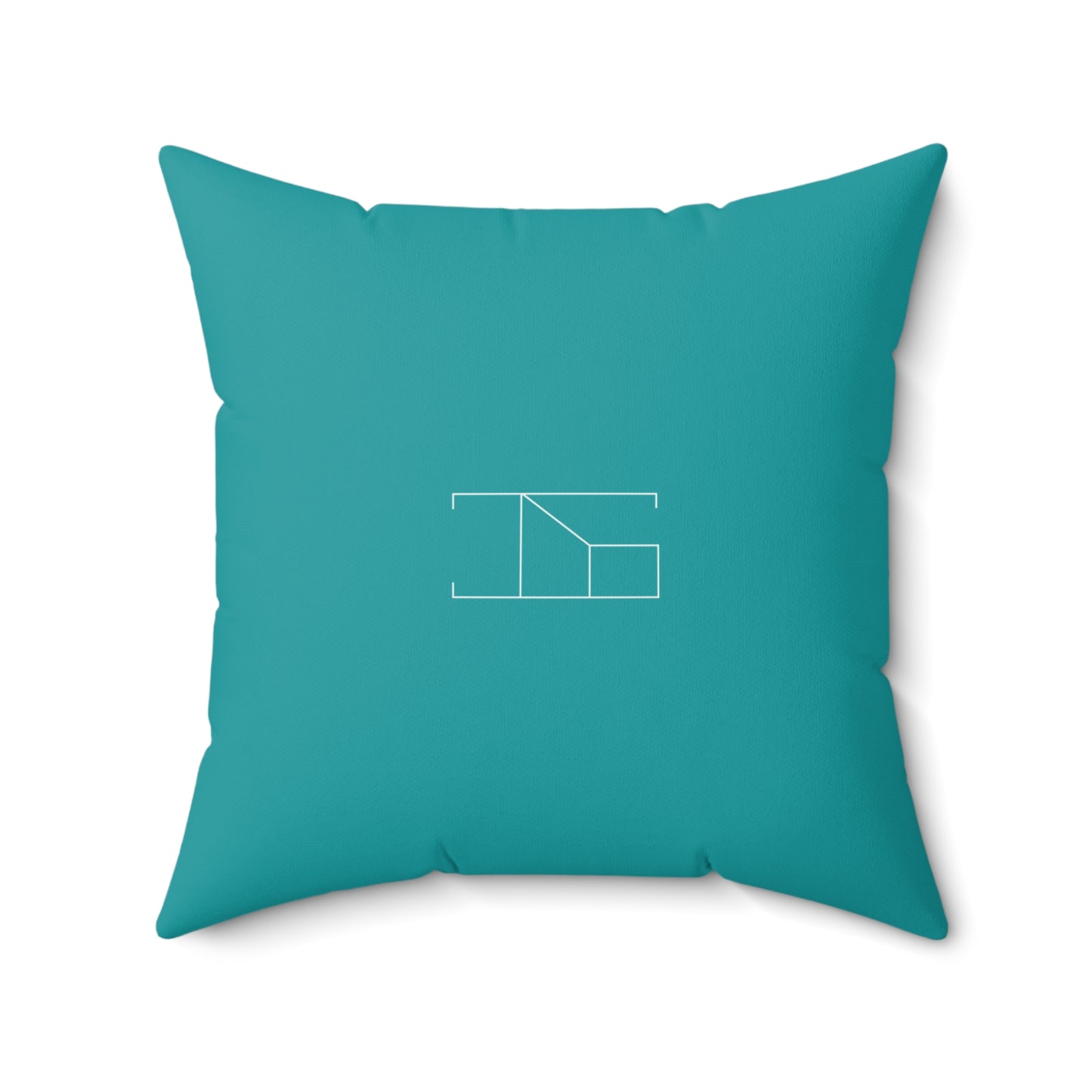 Faux Suede Throw Pillow - Verdigris