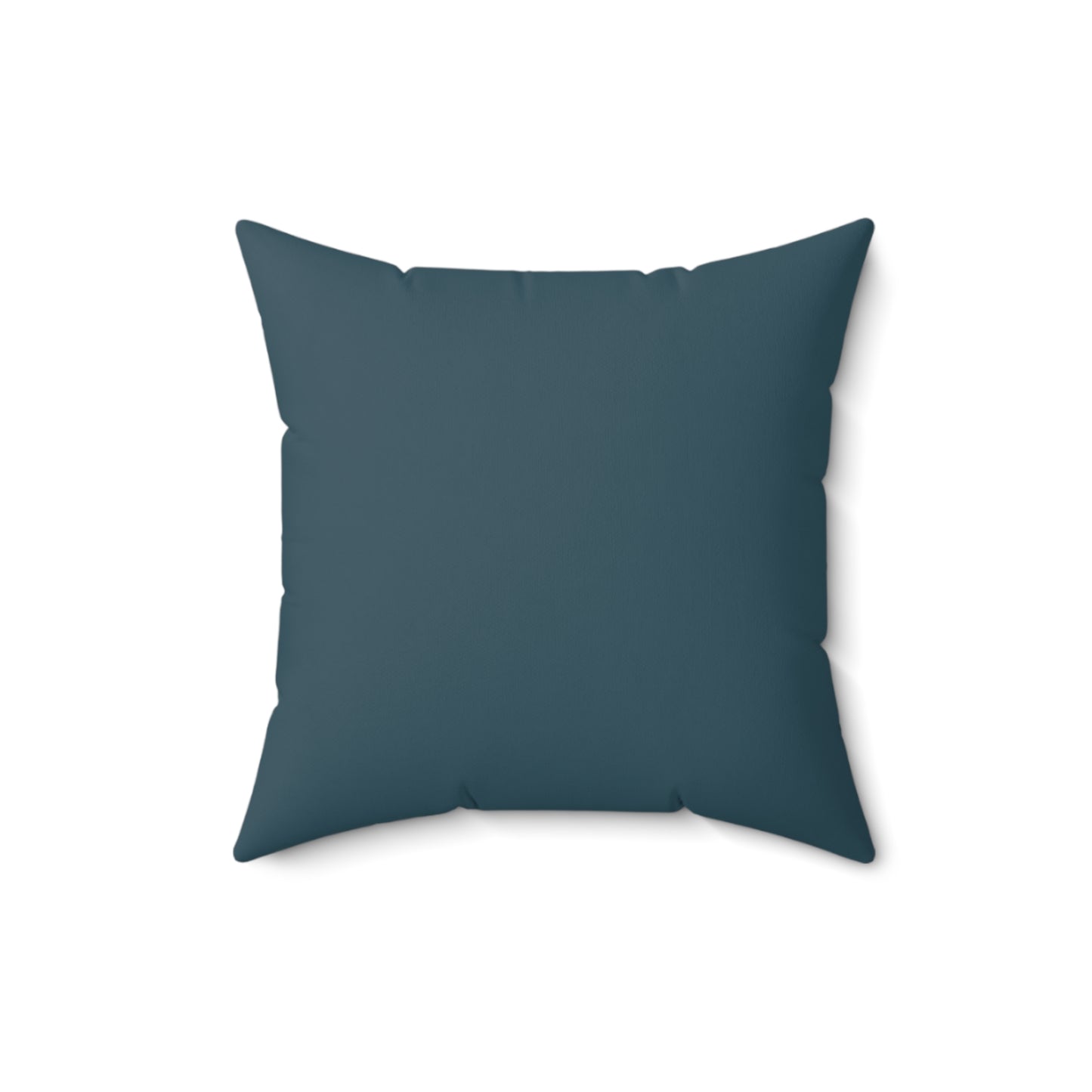 Faux Suede Throw Pillow - Steel Blue