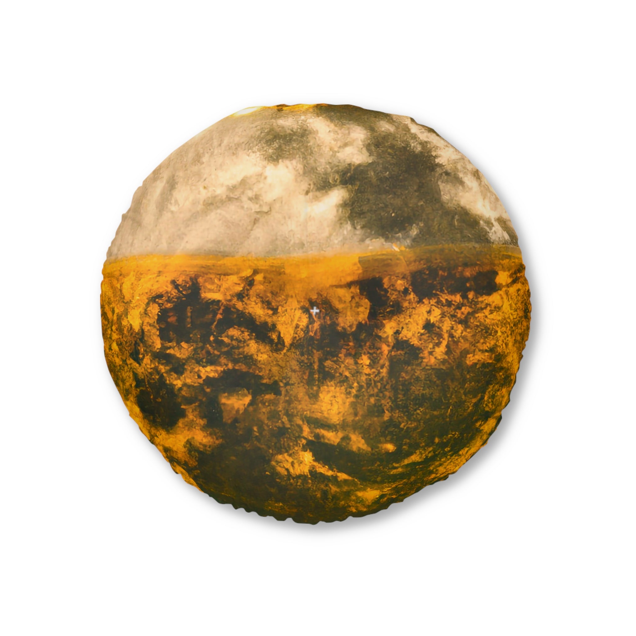 Gilded Twilight Collection - Round Tufted Floor Pillow