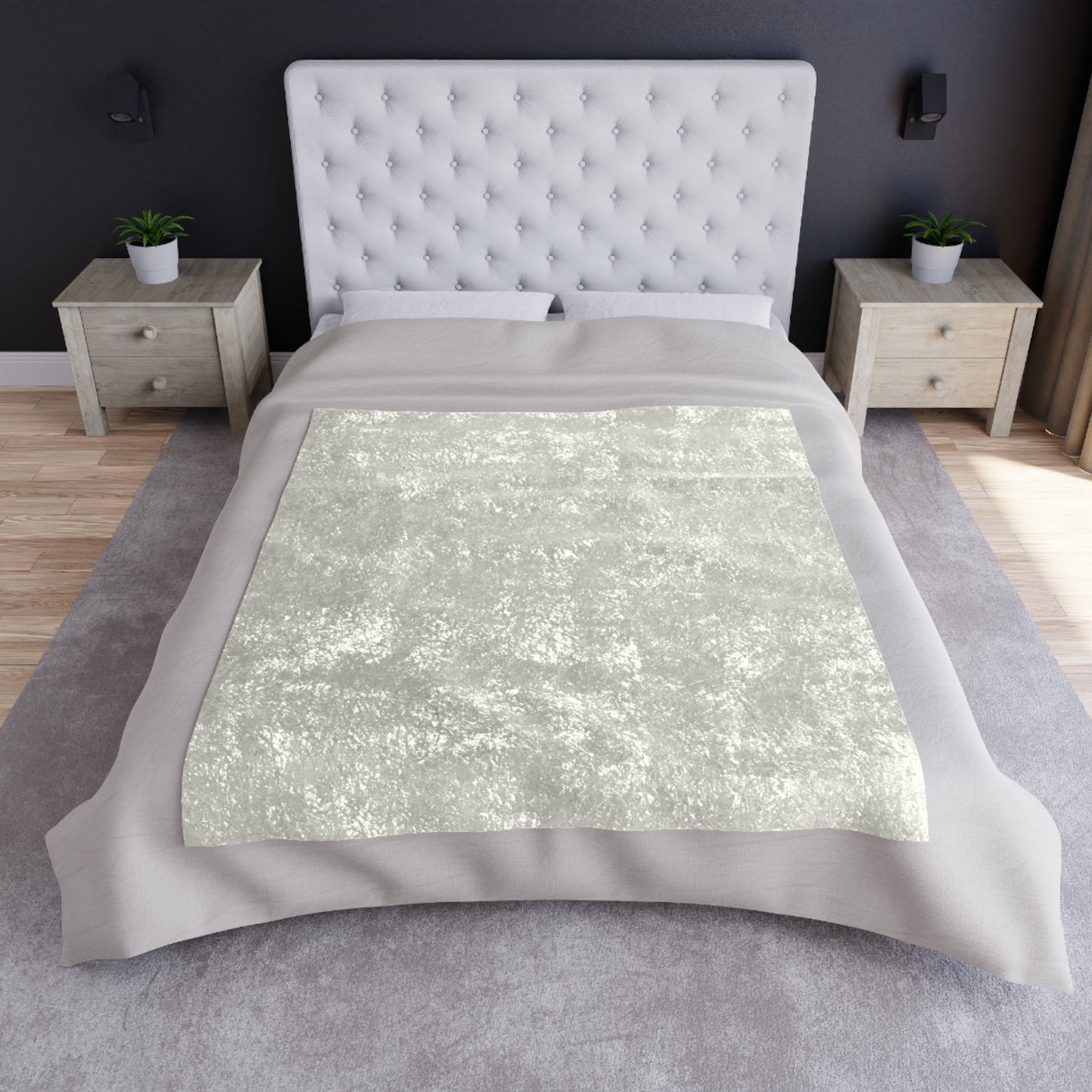 Velveteen Blanket - Pure White