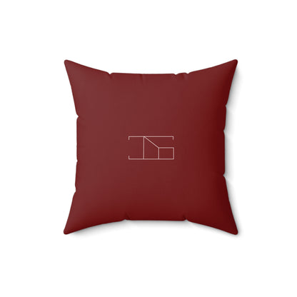 Faux Suede Throw Pillow - Barn Red 28