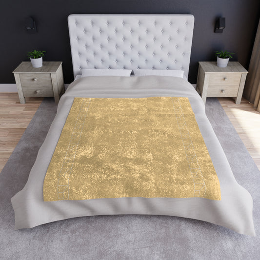 Velveteen Blanket - Yellow Sunrise