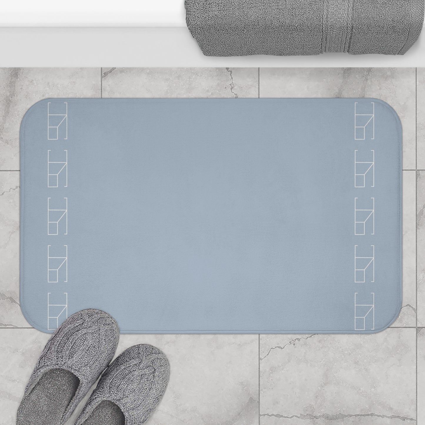 Memory Foam Bath Mat - Pearl Mist