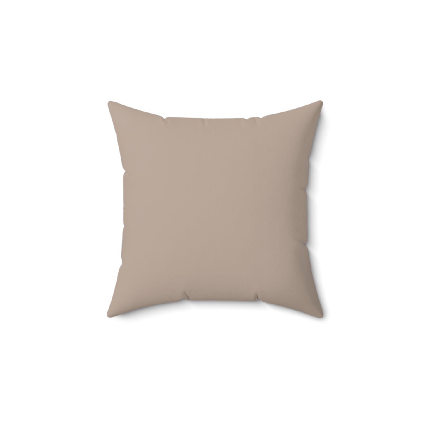 Faux Suede Throw Pillow - Desert Khaki