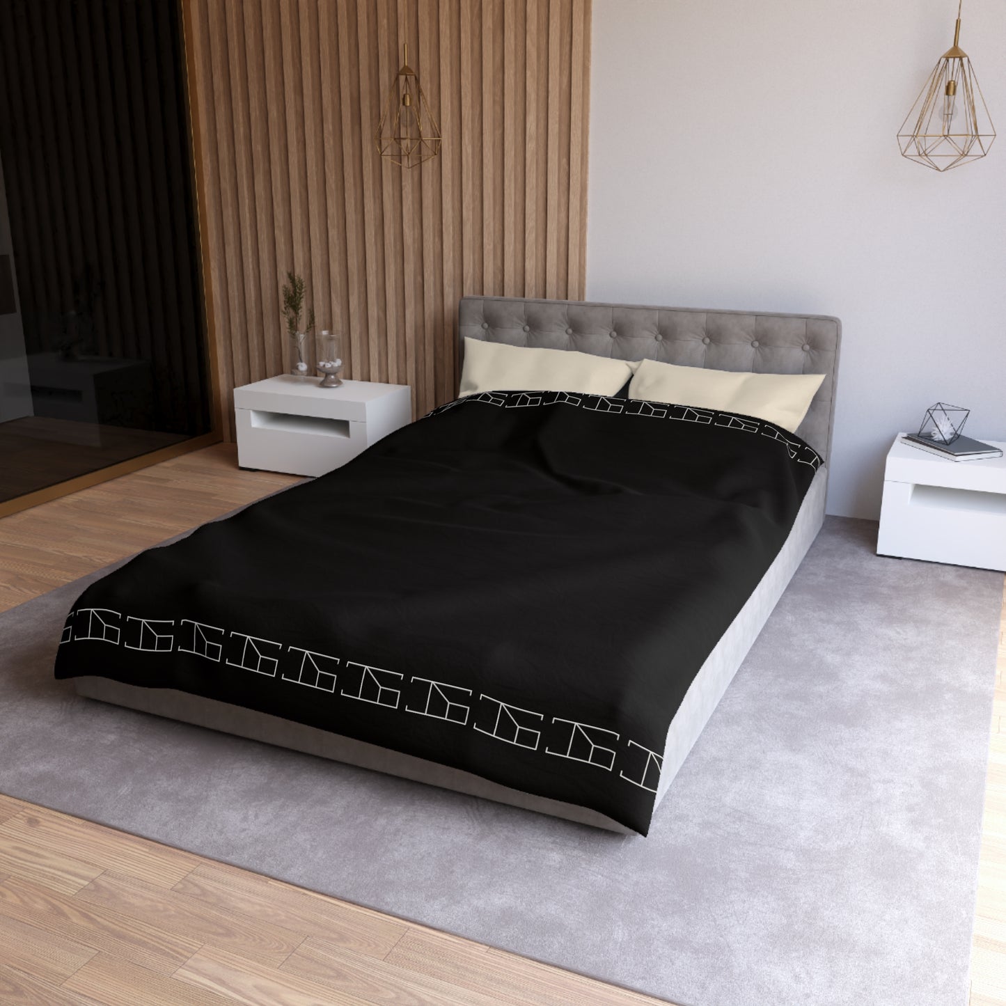 Duvet Cover - Obsidian Noir