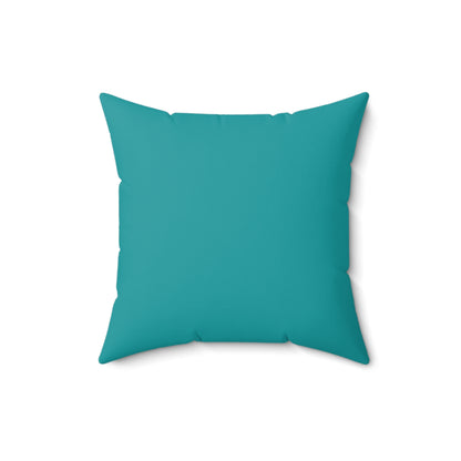 Faux Suede Throw Pillow - Verdigris