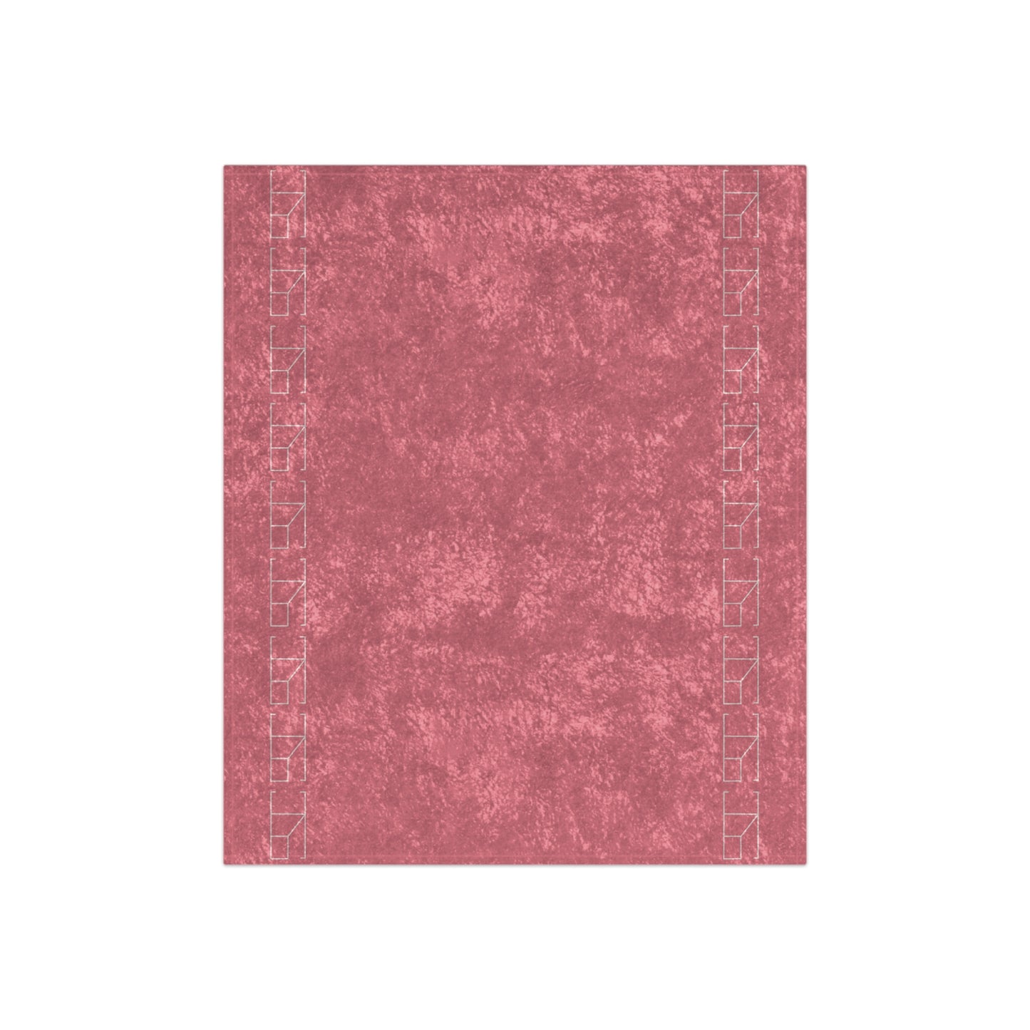 Velveteen Blanket - Light Coral