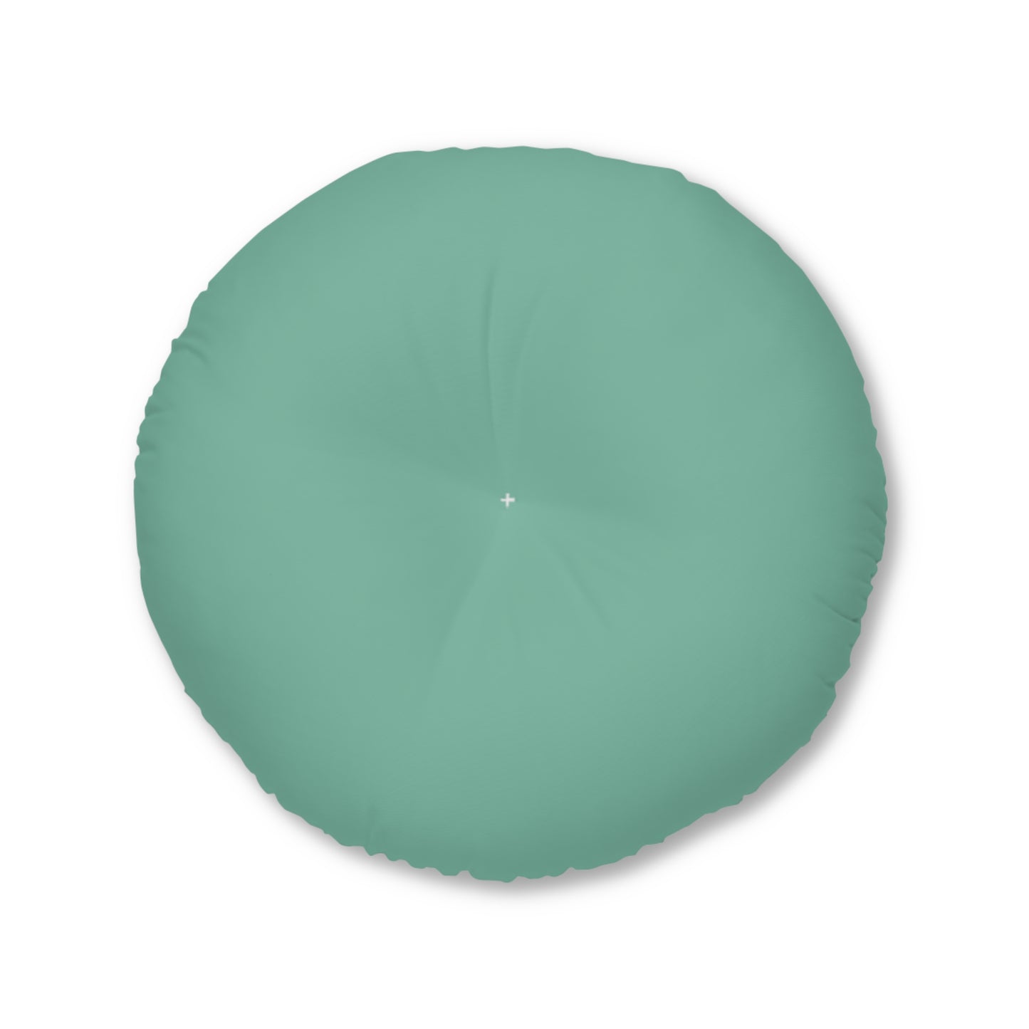 Round Tufted Floor Pillow - Serenity Sage