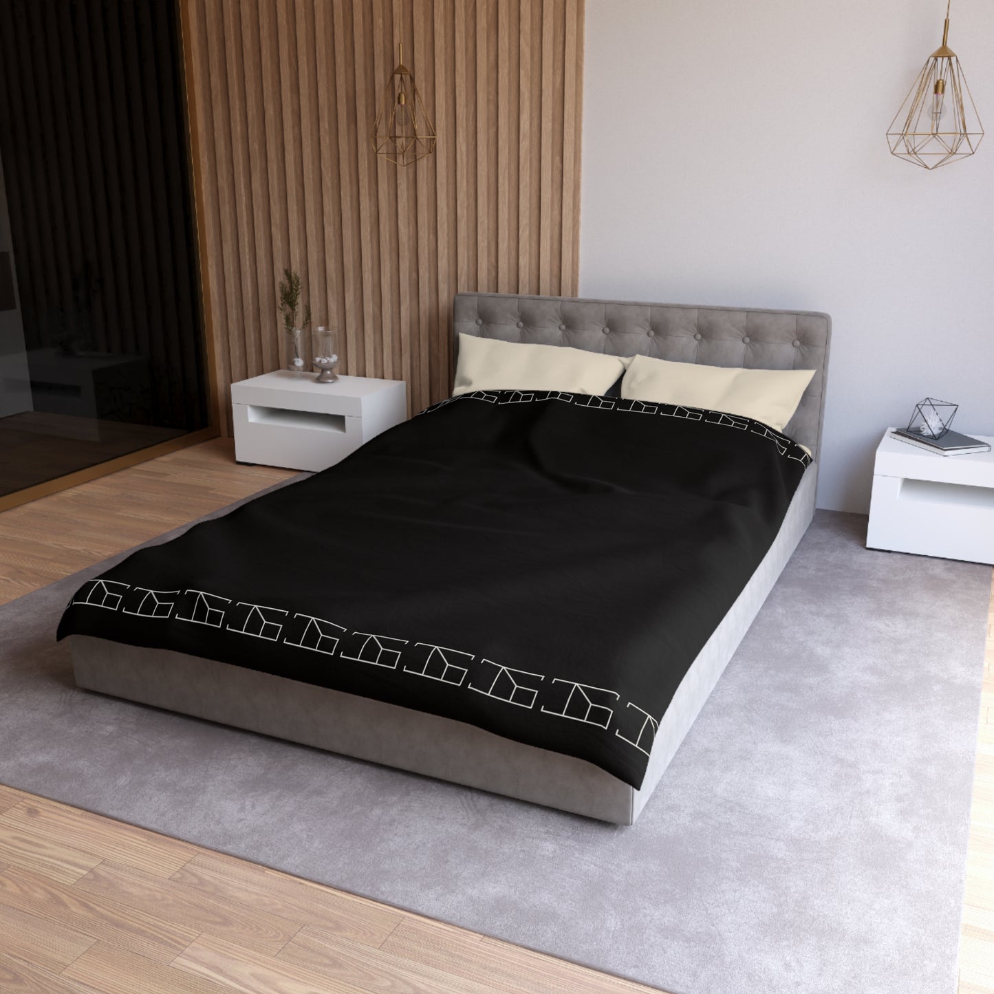 Duvet Cover - Obsidian Noir