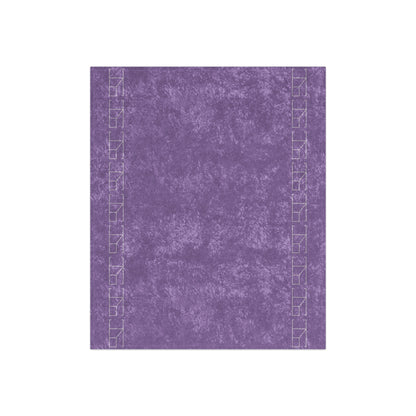 Velveteen Blanket - Mountain's Lavender