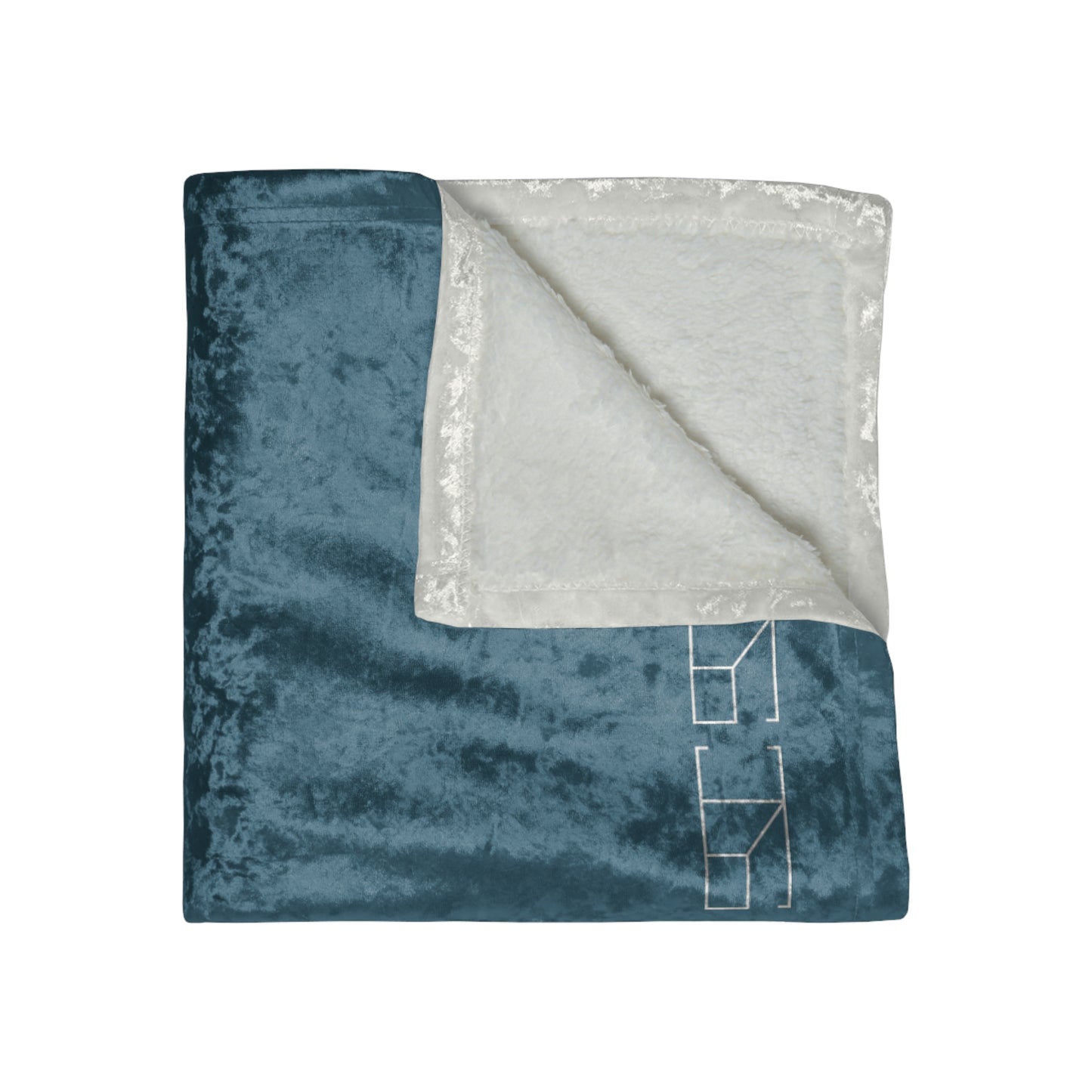 Velveteen Blanket - Light Steel Blue