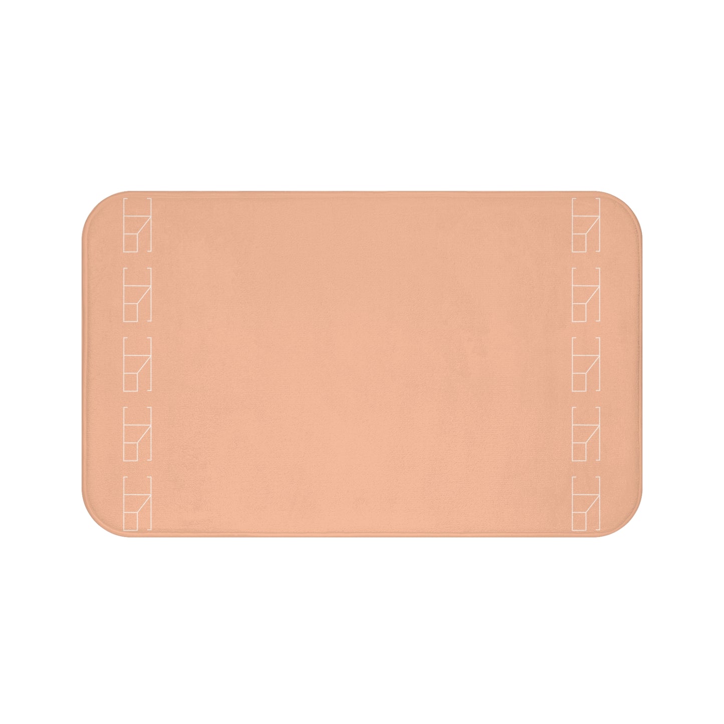 Memory Foam Bath Mat - Peach