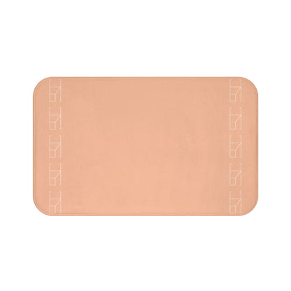 Memory Foam Bath Mat - Peach