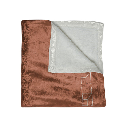 Velveteen Blanket - Brown Sugar