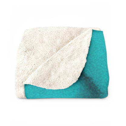 Sherpa Fleece Blanket - Azure Alchemy Collection