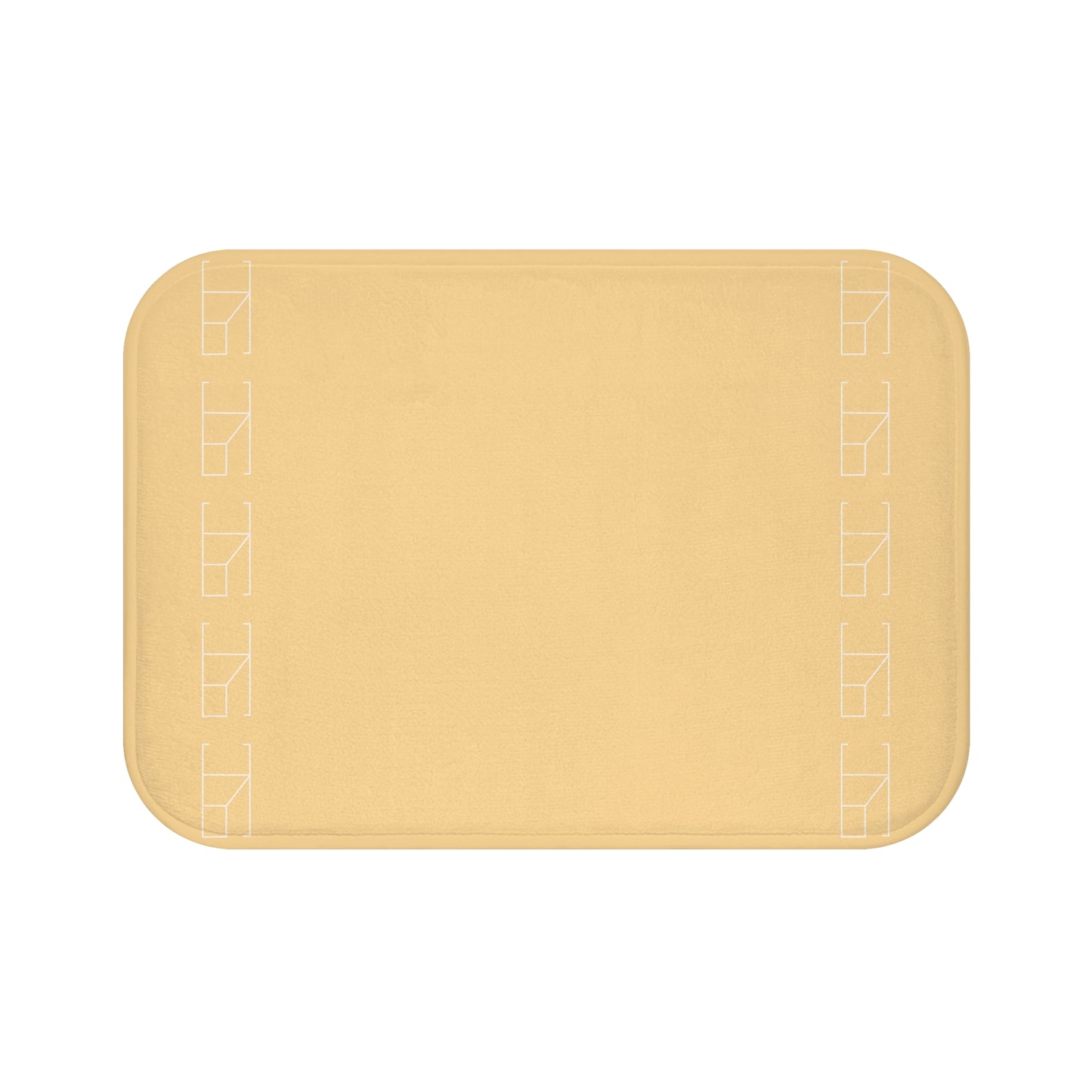 Memory Foam Bath Mat - Yellow Sunrise