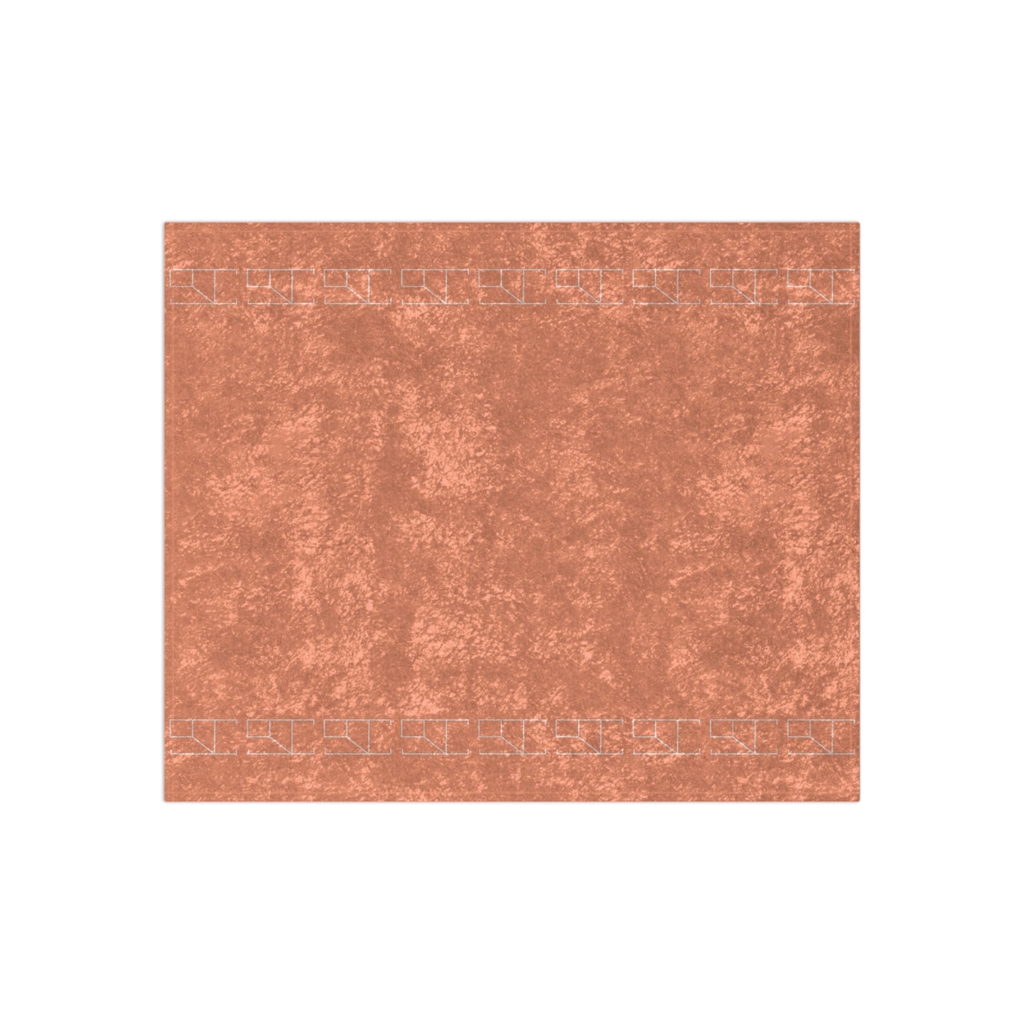 Velveteen Blanket - Tangerine