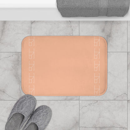 Memory Foam Bath Mat - Peach