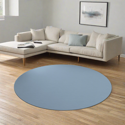 Round Rug - Blue Mist