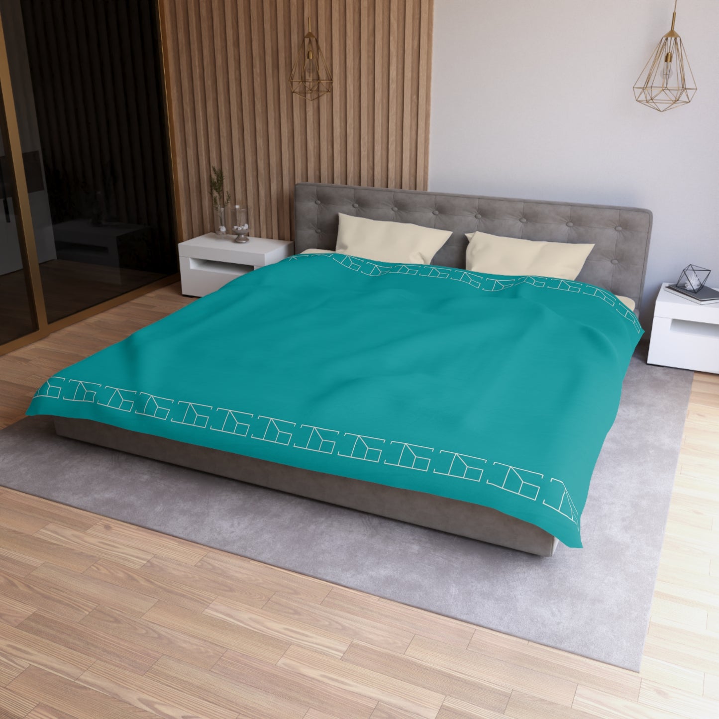 Verdigris Duvet Cover King