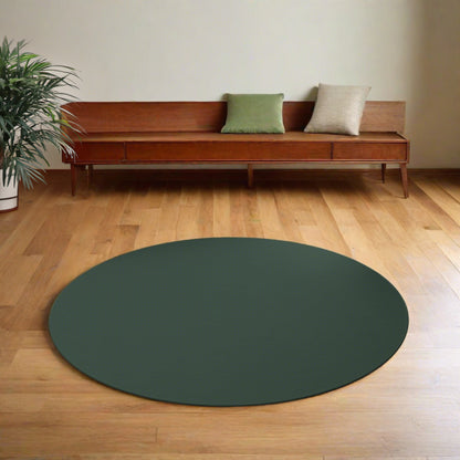 Round Rug - Forest Oliva